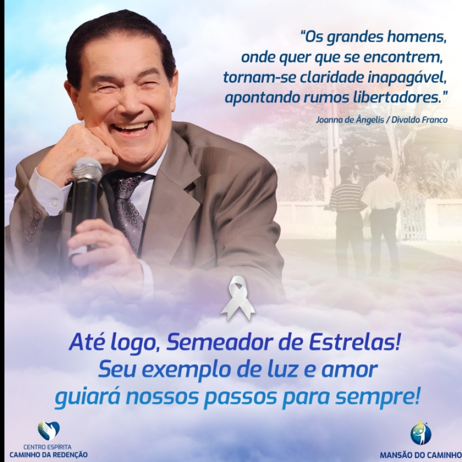 Faleceu Divaldo Franco aos 98 anos